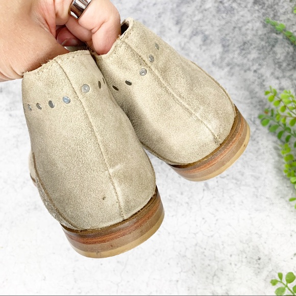 Free People Aquarian Tan Ankle Boot Taupe - Picture 6 of 9